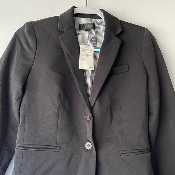 J. Crew Women's Black Blazer Jacket Coat, Sz XXS - Picture 3 of 13